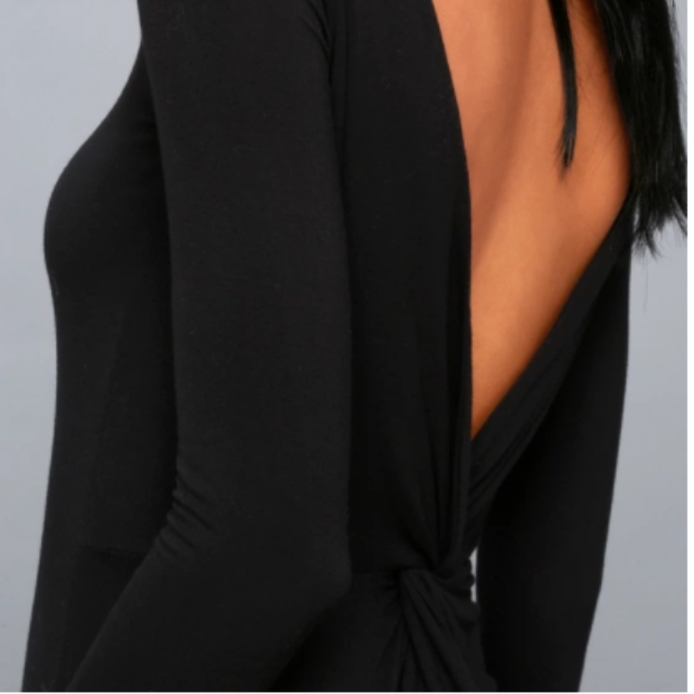 NEW Lulu's Cocktail Party Backless Bodycon Dress - Picture 5 of 9